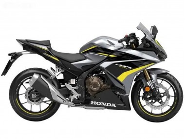 Carena Moto Honda CBR500R 2022-2023 - Argento Giallo Nero Lucido