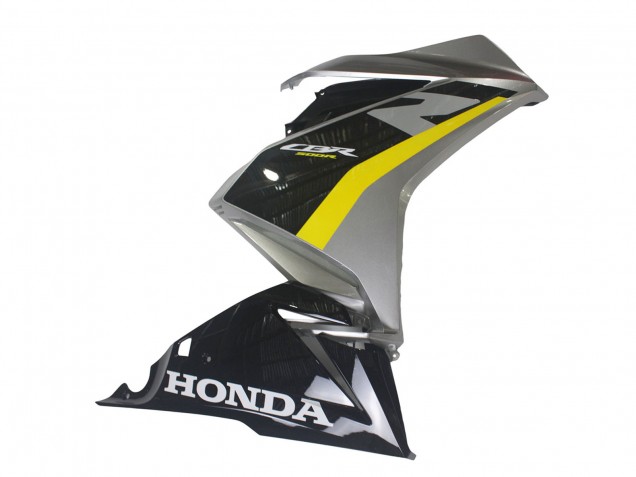 Carena Moto Honda CBR500R 2022-2023 - Argento Giallo Nero Lucido