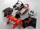 Carena Moto Honda VFR 800 1998-2001 - Rosso Nero Lucido Banda
