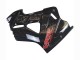 Carena Moto Honda VFR 800 1998-2001 - Nero Lucido Rosso Decal