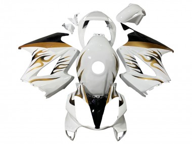 Carena Moto Honda VFR 800 2002-2013 - Bianco Oro Fiamma