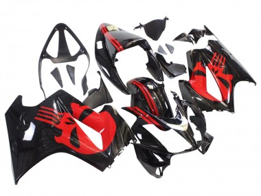Carena Moto Honda VFR 800 2002-2013 - Nero Lucido Rosso