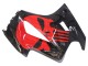 Carena Moto Honda VFR 800 2002-2013 - Nero Lucido Rosso