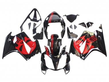 Carena Moto Honda VFR 800 2002-2013 - Nero Lucido Rosso