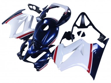 Carena Moto Honda VFR 800 2002-2013 - Bianco Rosso Blu Scuro