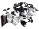 Carena Moto Honda VFR 800 2002-2013 - Argento Nero Lucido Repsol