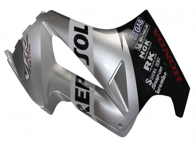 Carena Moto Honda VFR 800 2002-2013 - Argento Nero Lucido Repsol