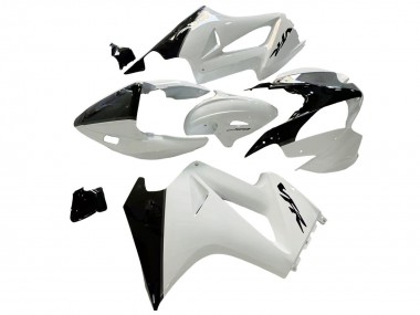 Carena Moto Honda VFR 800 2002-2013 - Bianco Perla Nero Lucido Decal