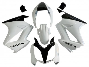 Carena Moto Honda VFR 800 2002-2013 - Bianco Perla Nero Lucido Decal