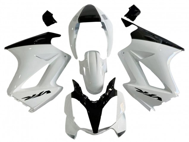 Carena Moto Honda VFR 800 2002-2013 - Bianco Perla Nero Lucido Decal