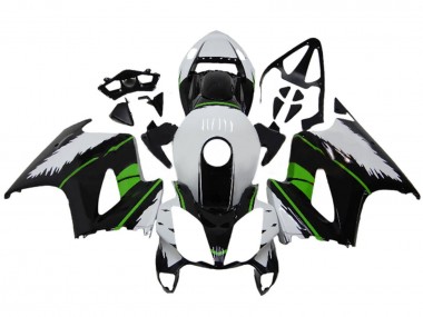 Carena Moto Honda VFR 800 2002-2013 - Bianco Verde Nero Lucido
