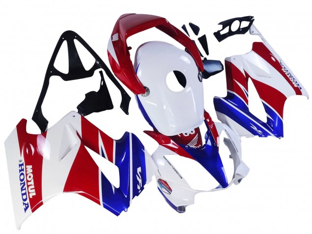 Carena Moto Honda VFR 800 2002-2013 - Bianco Rosso Blu Motul