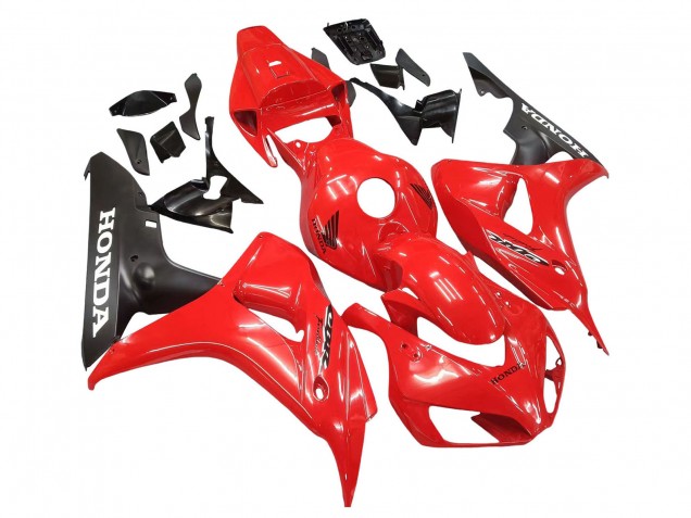 Carena Moto Honda CBR1000RR 2006-2007 - Rosso Nero Opaco