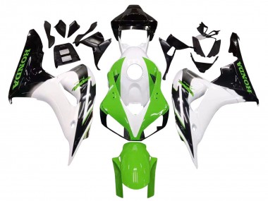 Carena Moto Honda CBR1000RR 2006-2007 - Bianco Verde Nero Lucido