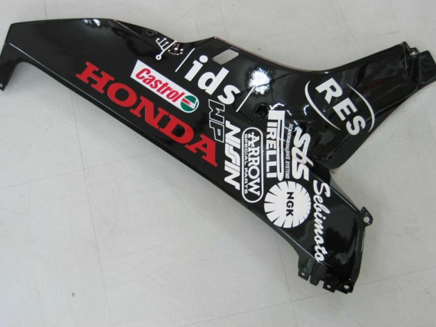 Carena Moto Honda CBR1000RR 2006-2007 - Bianco Verde Nero Lucido Hannspree 52