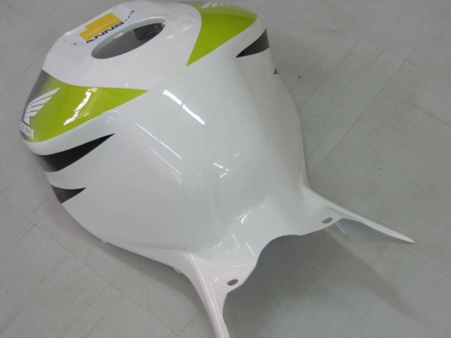 Carena Moto Honda CBR1000RR 2006-2007 - Bianco Verde Nero Lucido Hannspree 52