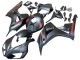 Carena Moto Honda CBR1000RR 2006-2007 - Nero Opaco Rosso Decals