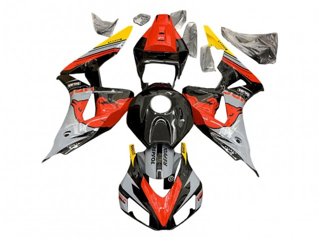 Carena Moto Honda CBR1000RR 2006-2007 - Nardo Grigio Rosso Giallo Nero Lucido Red Bull Repsol HRC