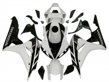 Kit Carena Moto Honda CBR1000RR 2006-2007 - Bianco Nero Lucido