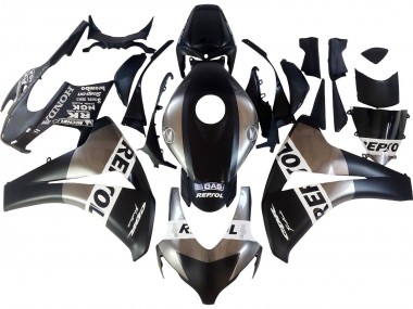Carena Moto Honda CBR1000RR 2008-2011 - Argento Nero Opaco Repsol