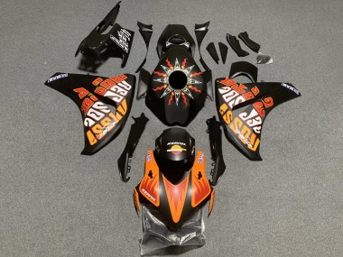 Carena Moto Honda CBR1000RR 2008-2011 - Nero Opaco Arancia Repsol Rossi