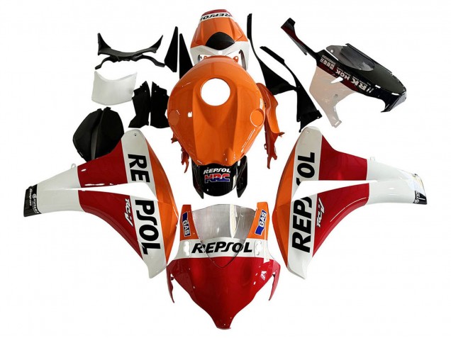 Carena Moto Honda CBR1000RR 2008-2011 - Arancia Bianco Rosso Nero Lucido Repsol HRC