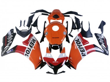 Carena Moto Honda CBR1000RR 2012-2016 - Arancia Bianco Rosso Repsol