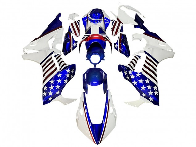 Carena Moto Honda CBR1000RR 2017-2023 - Bianco Blu Rosso Stella