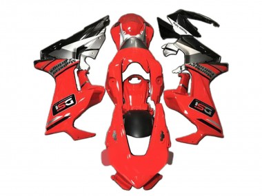 Carena Moto Honda CBR1000RR 2017-2023 - Rosso Bianco Argento Nero Lucido DSI
