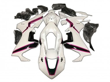 Carena Moto Honda CBR1000RR 2017-2023 - Bianco Rosa Nero Lucido