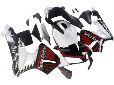 Carena Moto Honda CBR600RR 2003-2004 - Bianco Rosso Nero Lucido Mostro
