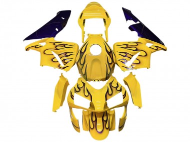 Carena Moto Honda CBR600RR 2003-2004 - Giallo Nero Fiamma