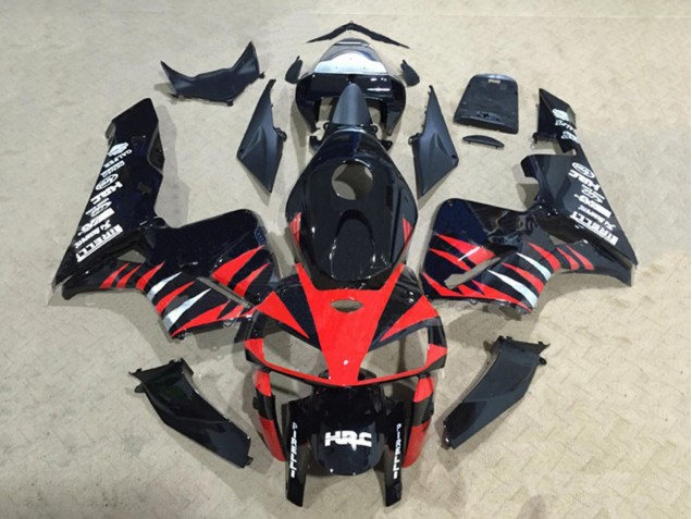 Carena Moto Honda CBR600RR 2005-2006 - Nero Lucido Rosso Bianco HRC