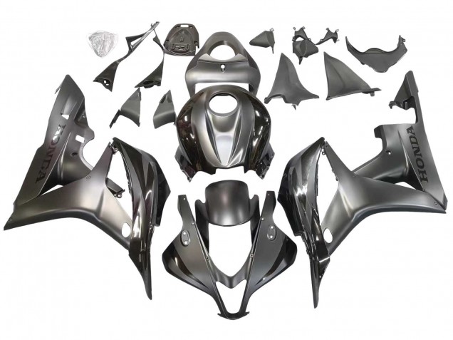 Carena Moto Honda CBR600RR 2007-2008 - Argento Nero Lucido