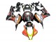 Carena Moto Honda CBR600RR 2007-2008 - Nero Opaco Arancia Rosso Rossi Repsol 46