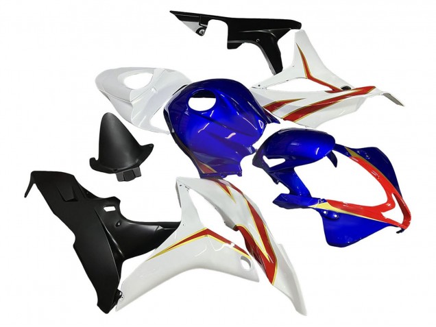 Carena Moto Honda CBR600RR 2007-2008 - Bianco Blu Rosso Nero Lucido