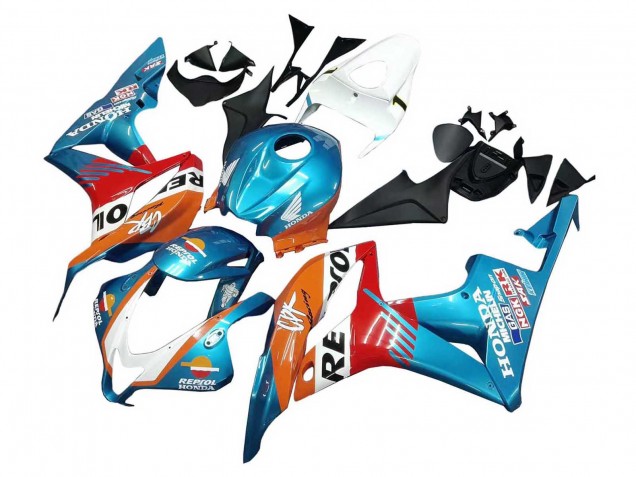 Carena Moto Honda CBR600RR 2007-2008 - Arancia Bianco Rosso Blu Repsol