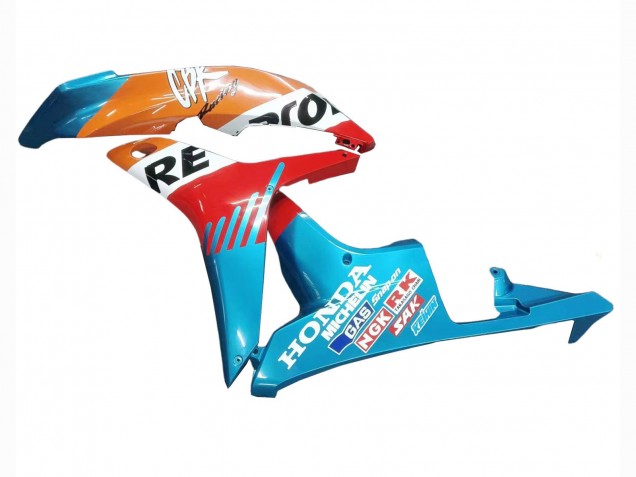 Carena Moto Honda CBR600RR 2007-2008 - Arancia Bianco Rosso Blu Repsol