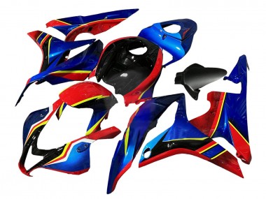 Carena Moto Honda CBR600RR 2007-2008 - Blu Rosso Giallo Nero Lucido