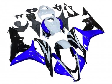 Carena Moto Honda CBR600RR 2007-2008 - Bianco Blu Nero Lucido