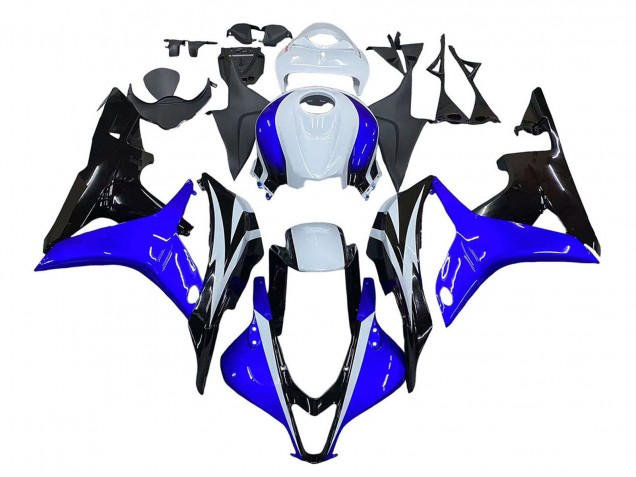 Carena Moto Honda CBR600RR 2007-2008 - Bianco Blu Nero Lucido