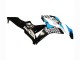 Carena Moto Honda CBR600RR 2007-2008 - Bianco Azzurro Chiaro Nero Lucido