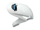 Carena Moto Honda CBR600RR 2007-2008 - Bianco Azzurro Chiaro Nero Lucido