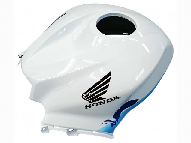 Carena Moto Honda CBR600RR 2007-2008 - Bianco Azzurro Chiaro Nero Lucido