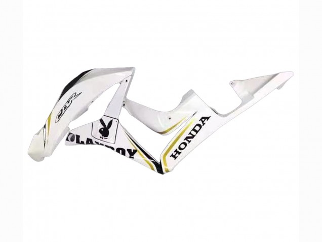 Carena Moto Honda CBR600RR 2007-2008 - Bianco Oro Nero Lucido Playboy