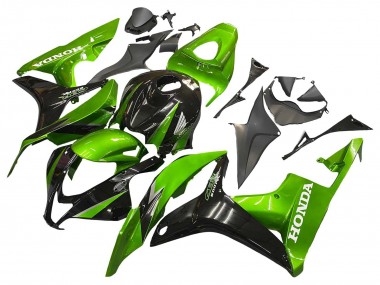 Kit Carena Moto Honda CBR600RR 2007-2008 - Verde Nero Lucido