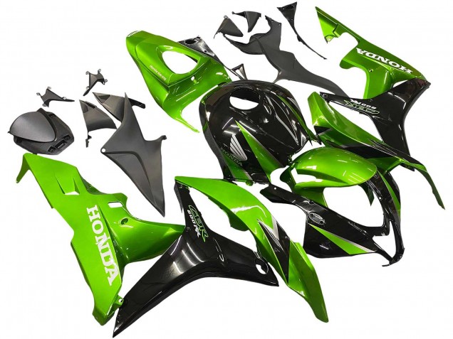 Kit Carena Moto Honda CBR600RR 2007-2008 - Verde Nero Lucido