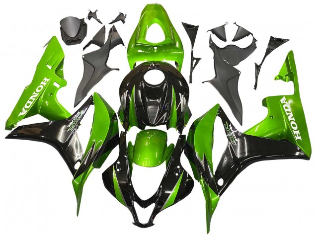 Kit Carena Moto Honda CBR600RR 2007-2008 - Verde Nero Lucido