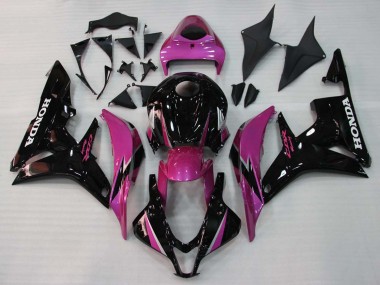 Carena Moto Honda CBR600RR 2007-2008 - Rosa Nero Lucido Corsa