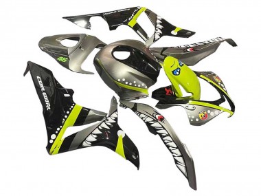 Carena Moto Honda CBR600RR 2007-2008 - Grigio Fluorescent Giallo Squalo